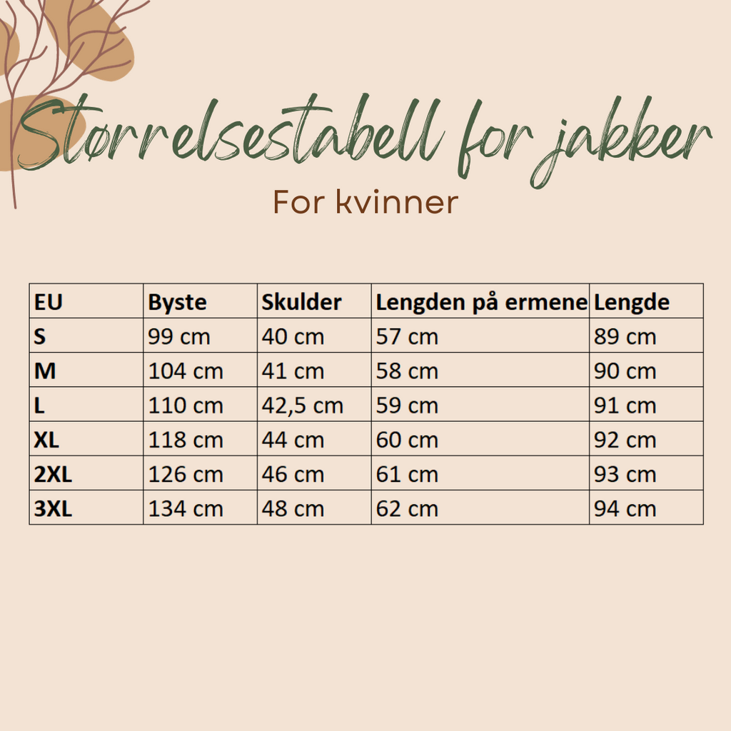 Italiensk frakk med lange ermer – bilde 6 | Nordisk Harmoni