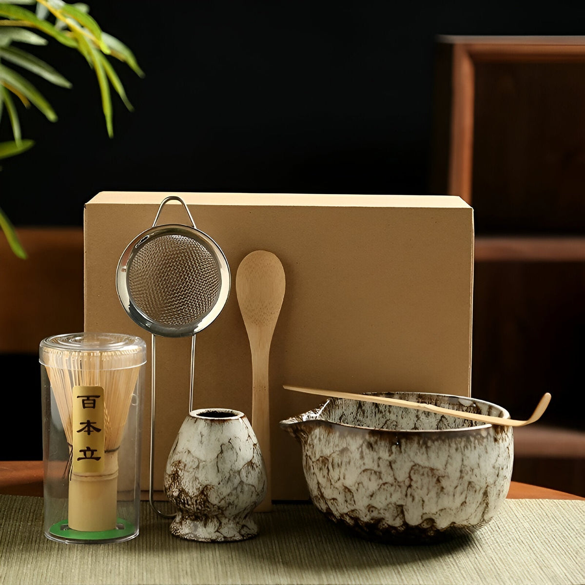 Matcha Keramikksett - Tradisjonell Te-Seremoni | 6 deler – bilde 3 | Nordisk Harmoni