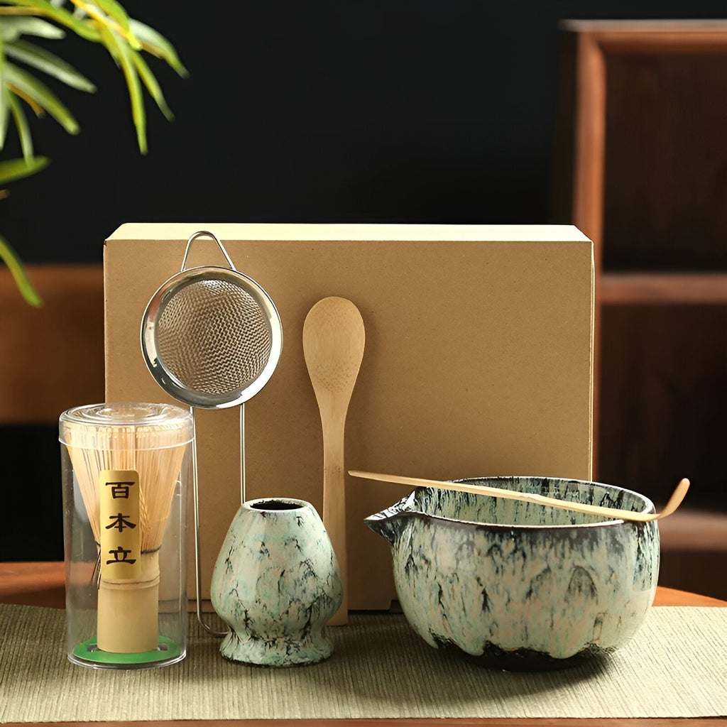 Matcha Keramikksett - Tradisjonell Te-Seremoni | 6 deler – bilde 5 | Nordisk Harmoni